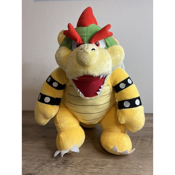 Build a Bear Super Mario Bowser Plush 15"‎ Tall CC 2021 Pre-Owned Excellent - Picture 1 of 12